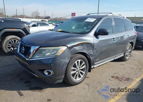 2013 Nissan Pathfinder Sl z USA, uszkodzony, nr VIN 5N1AR2MN3DC603908